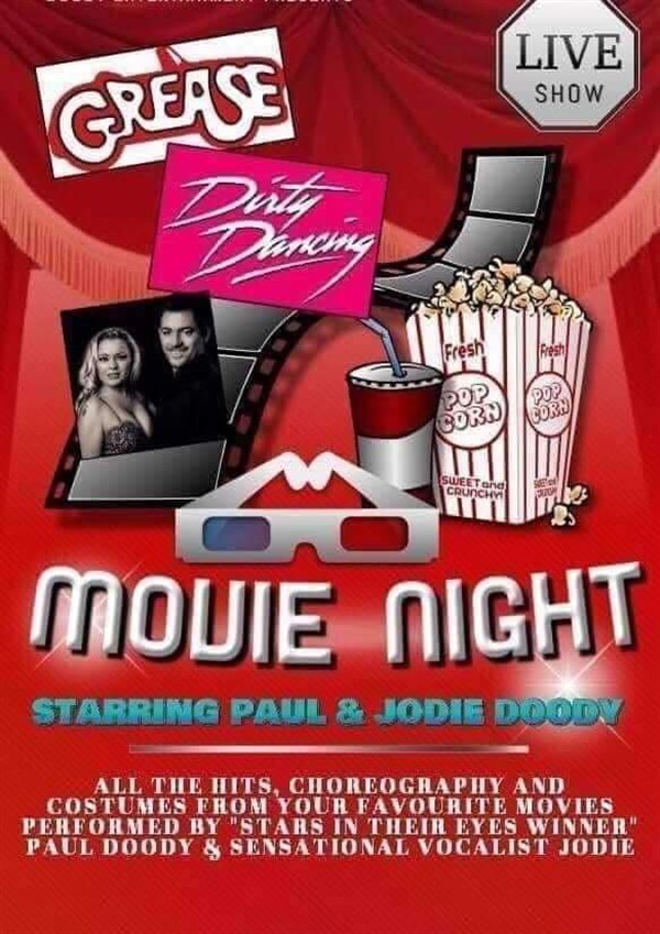 Movie Night Hits  on avr. 20, 19:30@Benwick village hall - Achetez des billets et obtenez des informations surwhittlesey music nights 