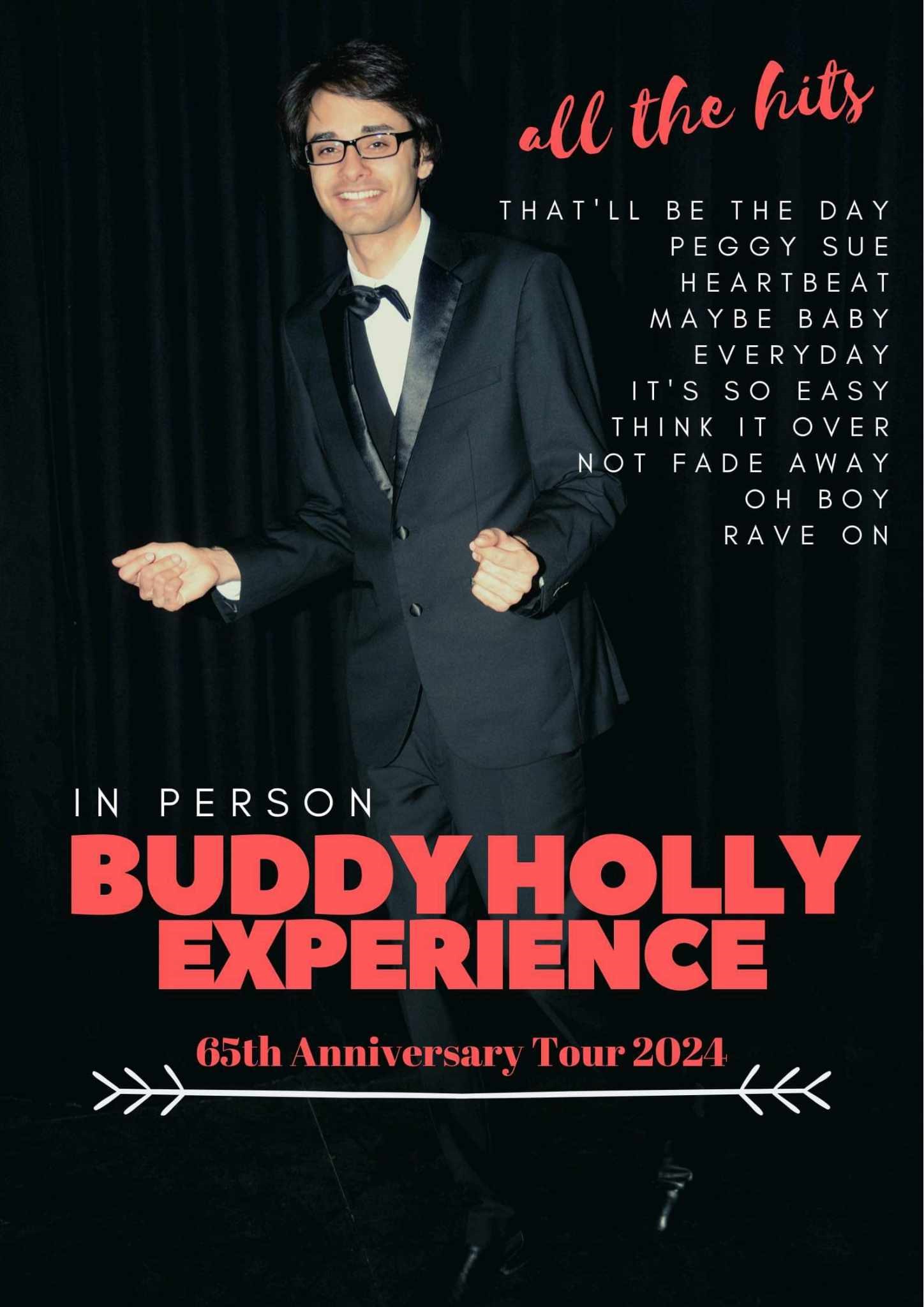 The Buddy Holly Experience  on sept. 14, 19:30@March United Services Club - Achetez des billets et obtenez des informations surwhittlesey music nights 