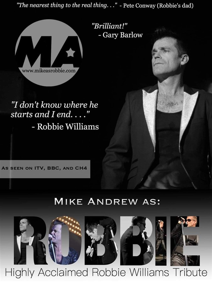Get Information and buy tickets to ROBBIE WILLIAMS TRIBUTE NIGHT  on whittlesey music nights