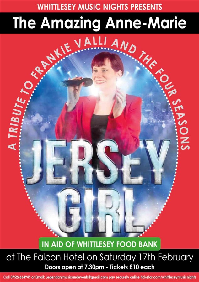 Get Information and buy tickets to Jersey Girl v’s Karen Carpenter  on whittlesey music nights