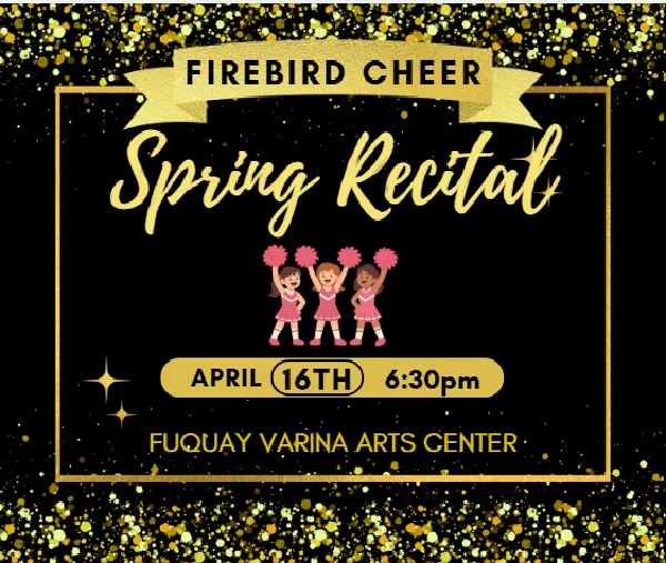 Firebird cheer Spring Recital image