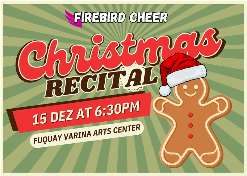 Firebird cheer Christmas Recital