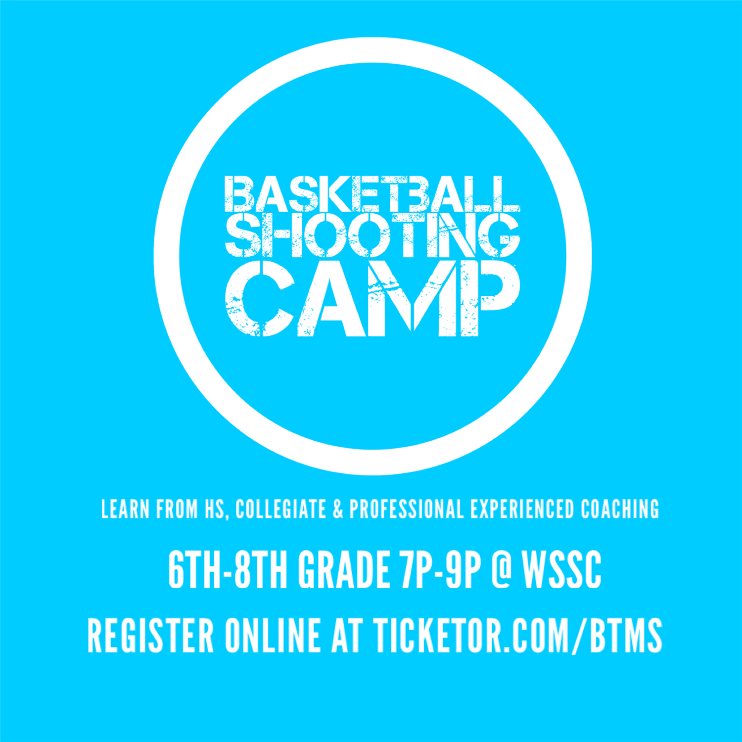 Basketball Shooting Camp 6th-8th grade  on Jun 17, 19:00@West Suburban Sports Complex - Buy tickets and Get information on BTMS LLC 