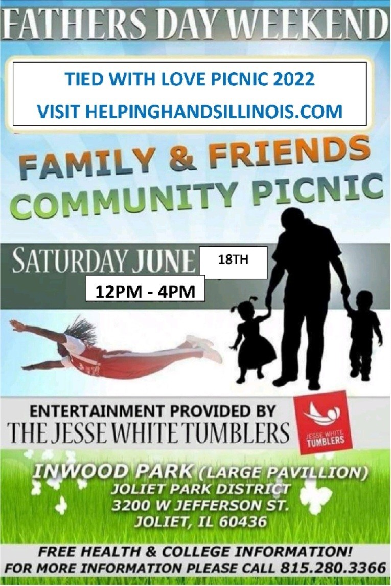 2022 Tied With Love Community Picnic Hosted by HelpingHandsIllinois.com & Brandye Phillips on Jun 18, 12:00@Inwood Park - Buy tickets and Get information on BTMS LLC 