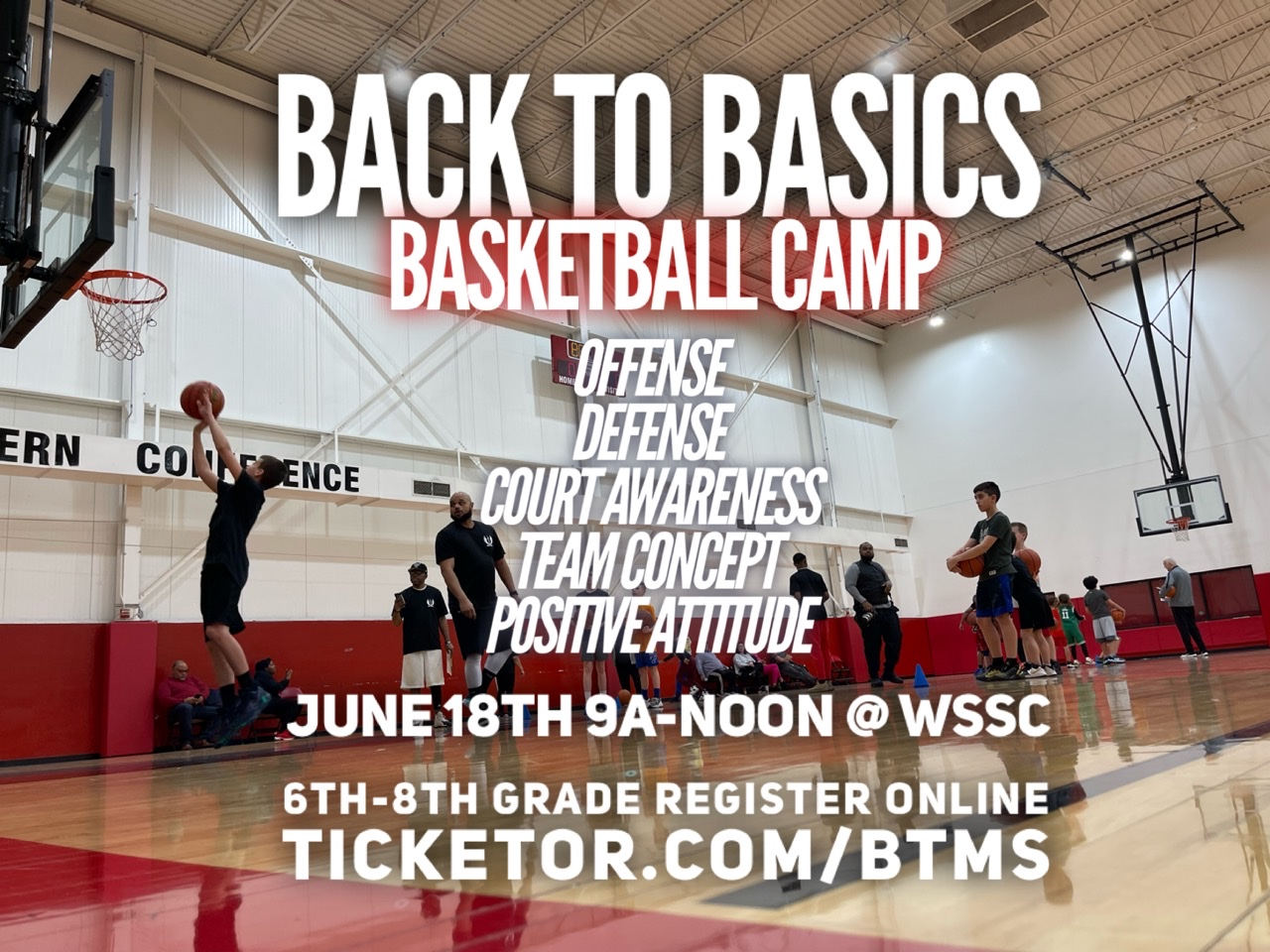 Back to Basics Basketball Camp 6th-8th grade image