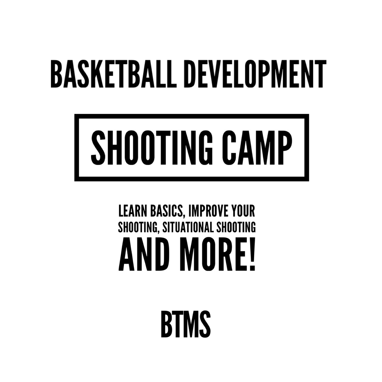 Basketball Development SHOOTING CAMP! (Boys & Girls) image