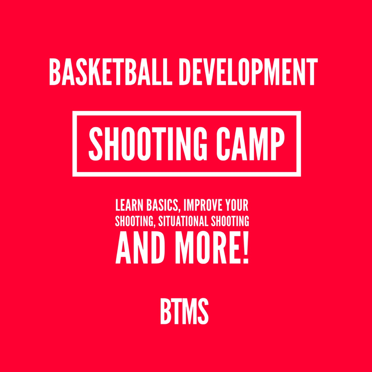 Basketball Development SHOOTING CAMP! (Boys & Girls) image