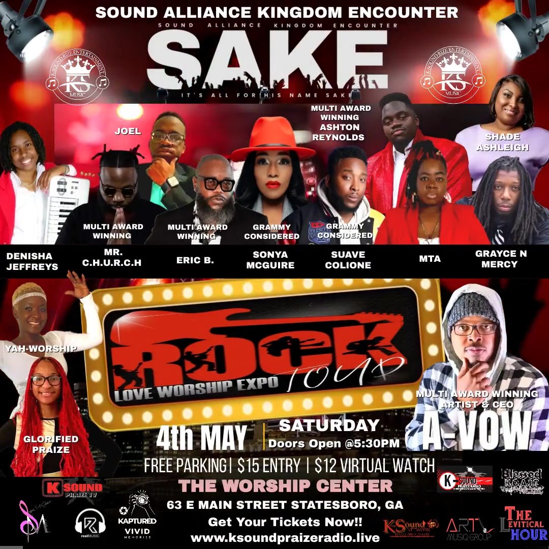 ROCK LOVE WORSHIP EXPO TOUR K-SOUND ARTIST EXPERIENCE on May 04, 18:30@The Worship Center - Buy tickets and Get information on K-SOUND PRAIZE RADIO 