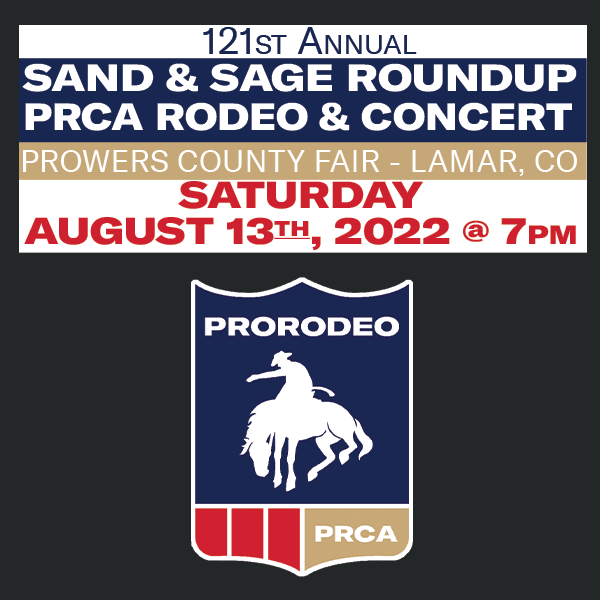 Get Information and buy tickets to SAND & SAGE ROUND-UP PRCA Rodeo | Saturday - August 13, 2022 - 7:00 PM on prorodeotix.com