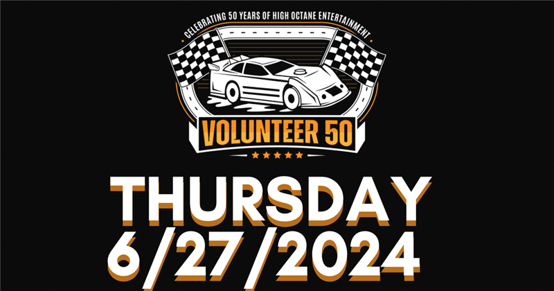 Get Information and buy tickets to Volunteer 50 (Thursday) Celebrating 50 Years of High Octane Entertainment on Volunteer 50