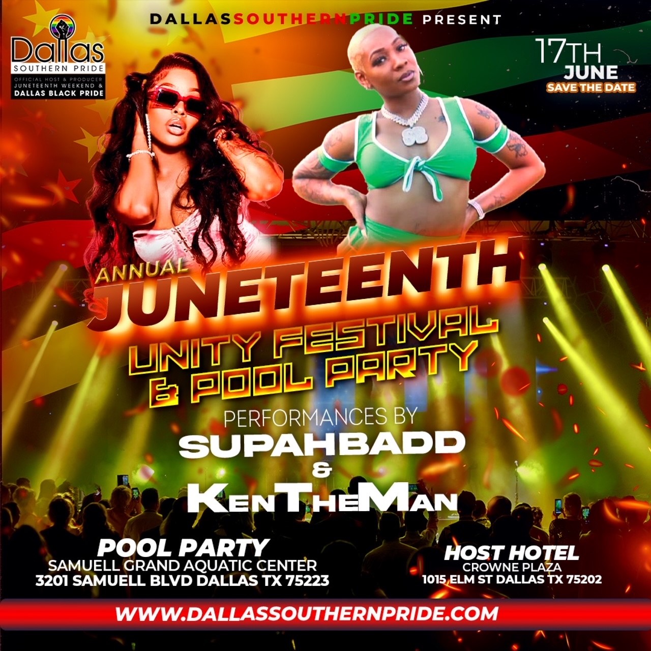 Juneteenth Unity Weekend Festival and Pool Party image
