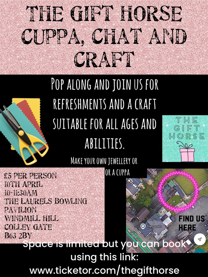 The Gift Horse cuppa, chat and craft