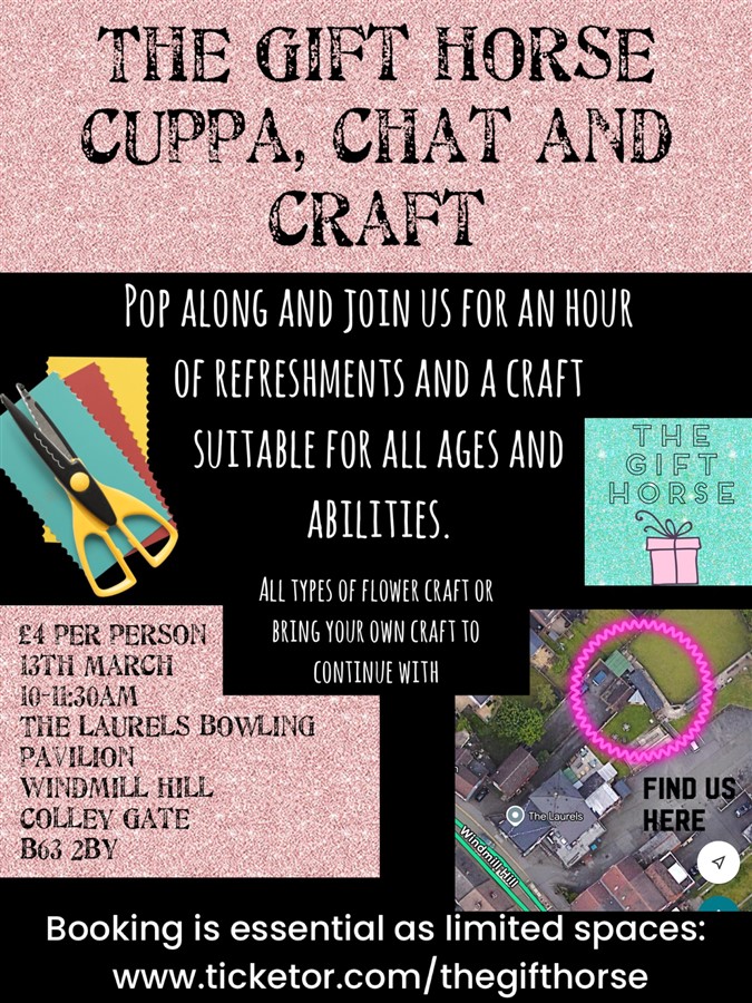 The Gift Horse cuppa, chat and craft
