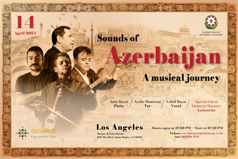 Get Information and buy tickets to Sounds of Azerbaijan A Musical Journey on RAD ARTS FOUNDATION