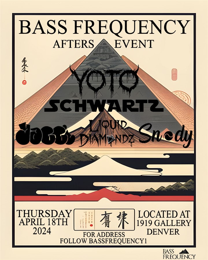 Get Information and buy tickets to Bass Frequency Late Night Event  on Bass Frequency