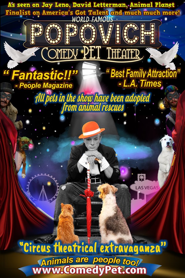 Get Information and buy tickets to Popovich Comedy Pet Theater  on Star Theatre