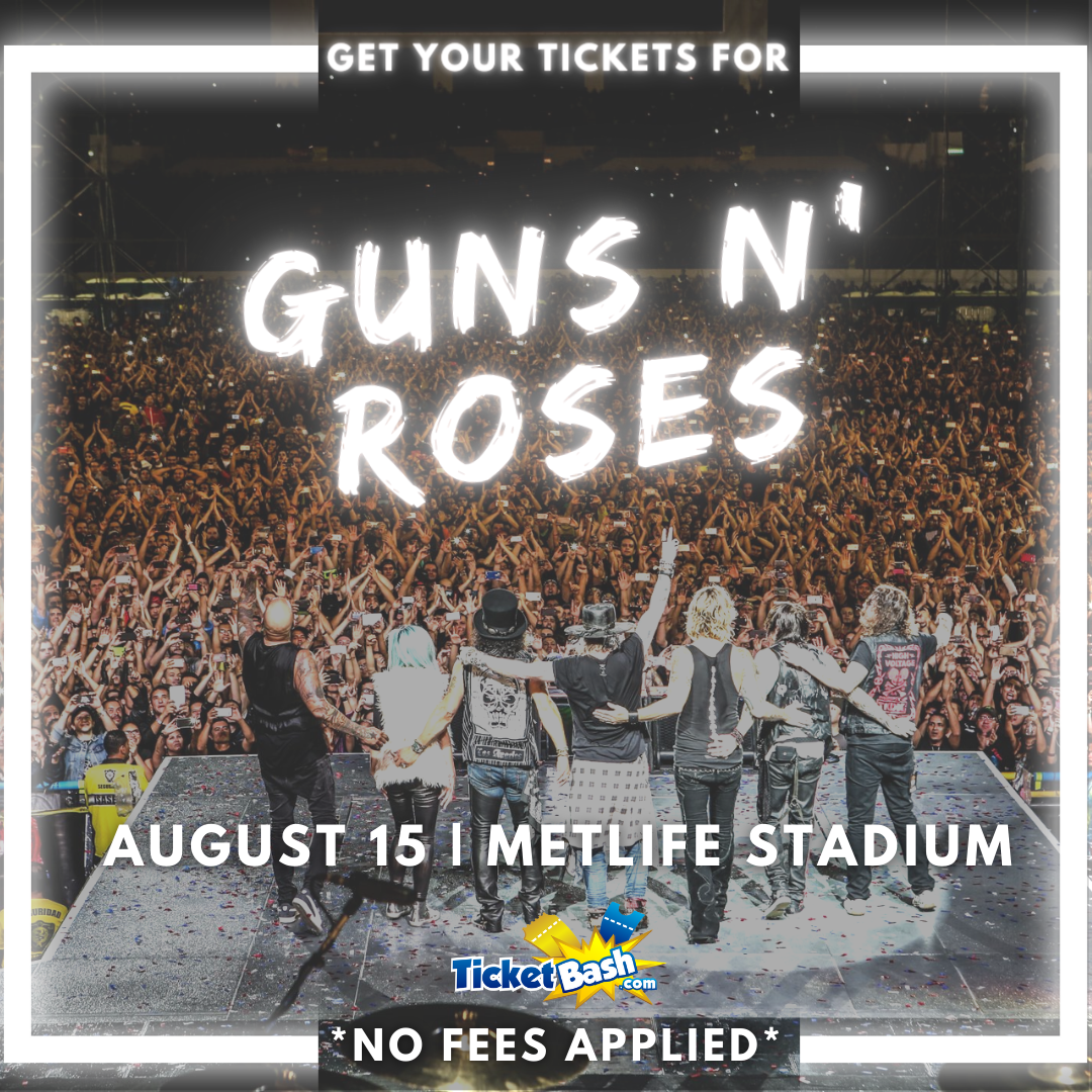 Guns N' Roses Tailgate Party  on Aug 15, 13:00@MetLife Stadium - Buy tickets and Get information on Ticketbash Tailgate Parties ticketbashtailgateparties.com