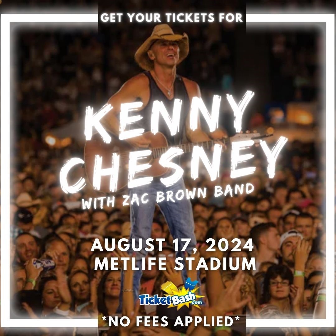 Kenny Chesney Sun Goes Down 2024 Tour on août 17, 17:00@MetLife Stadium - Achetez des billets et obtenez des informations surTicketbash Tailgate Parties ticketbashtailgateparties.com