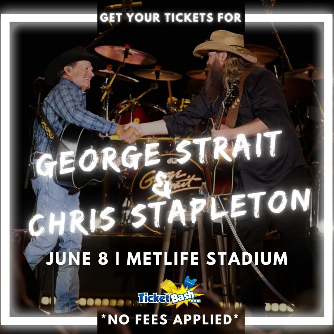 George Strait & Chris Stapleton  on juin 08, 17:00@MetLife Stadium - Achetez des billets et obtenez des informations surTicketbash Tailgate Parties ticketbashtailgateparties.com
