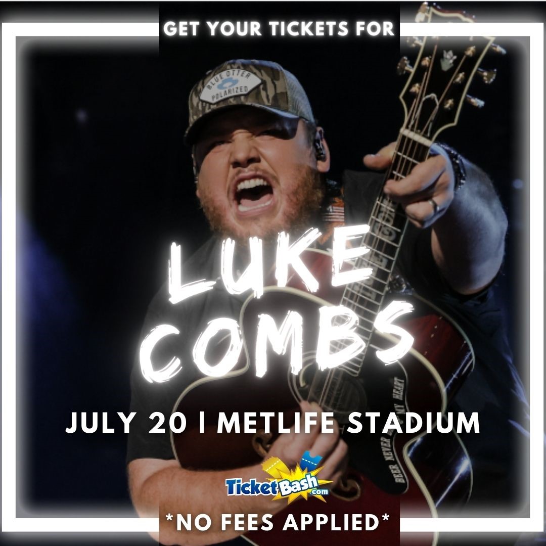Luke Combs Growin' Up And Gettin' Old Tour on jul. 20, 17:00@MetLife Stadium - Compra entradas y obtén información enTicketbash Tailgate Parties ticketbashtailgateparties.com