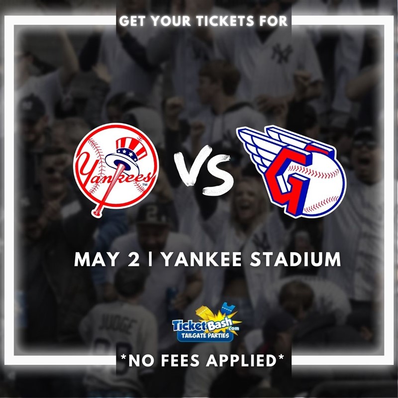 Get Information and buy tickets to Yankees vs Guardians Tailgate Bus and Party  on Ticketbash Tailgate Parties