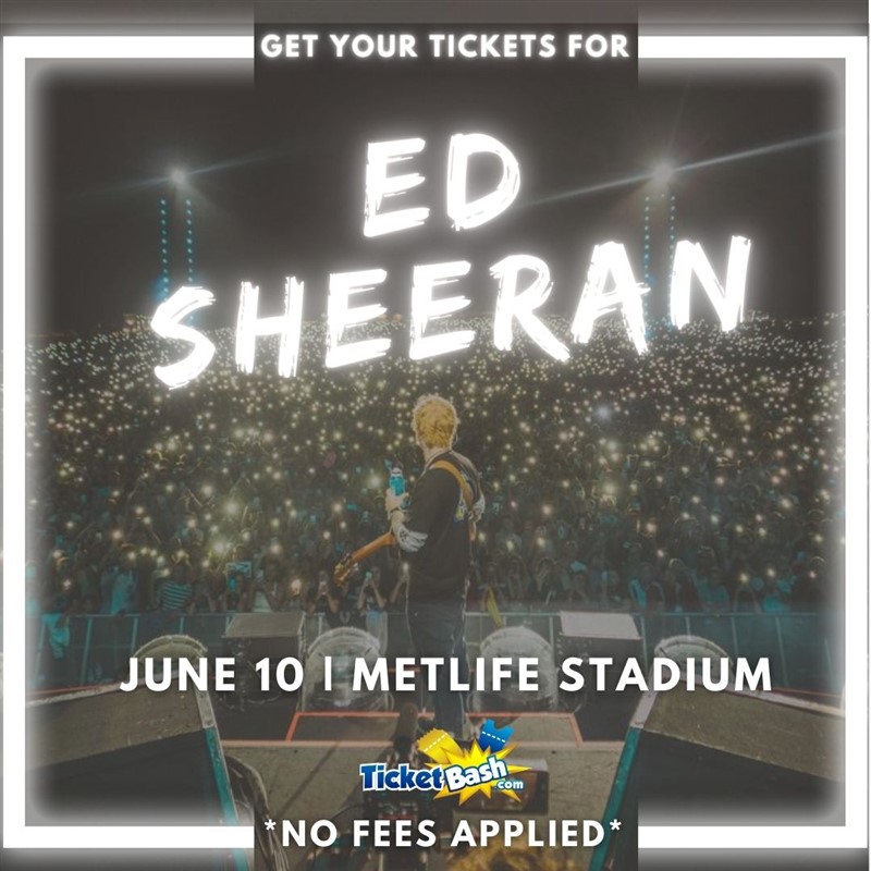 Get Information and buy tickets to Ed Sheeran Tailgate Party  on Ticketbash Tailgate Parties