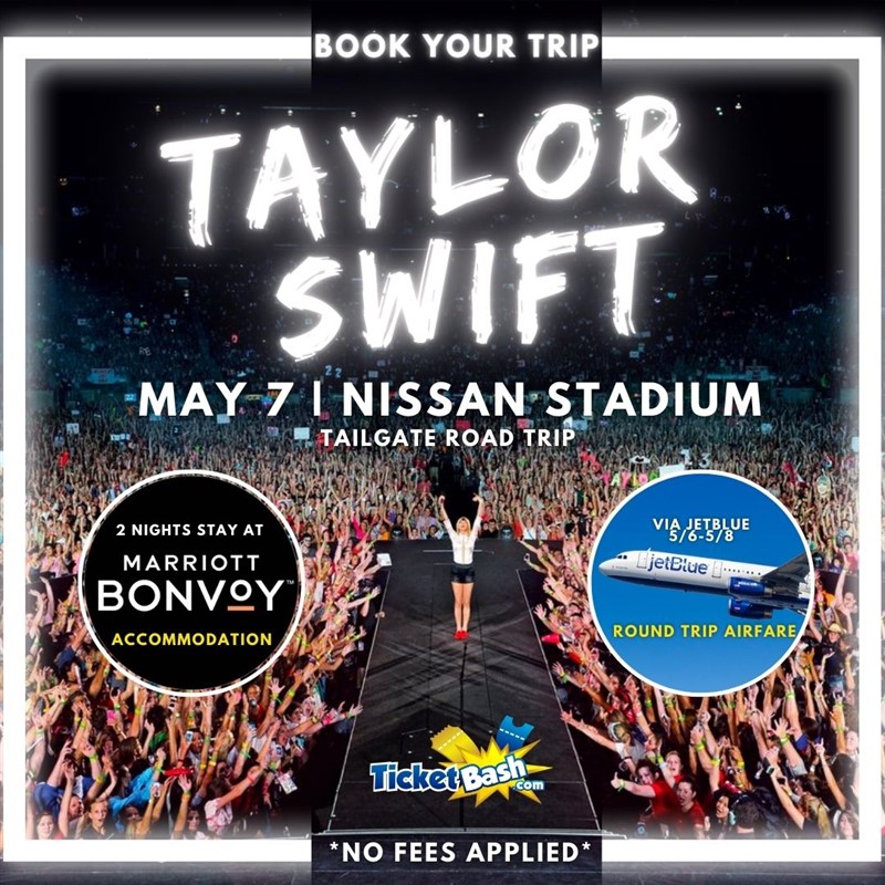 Get Information and buy tickets to Taylor Swift Roadtrip Tailgate Party  on Ticketbash Tailgate Parties