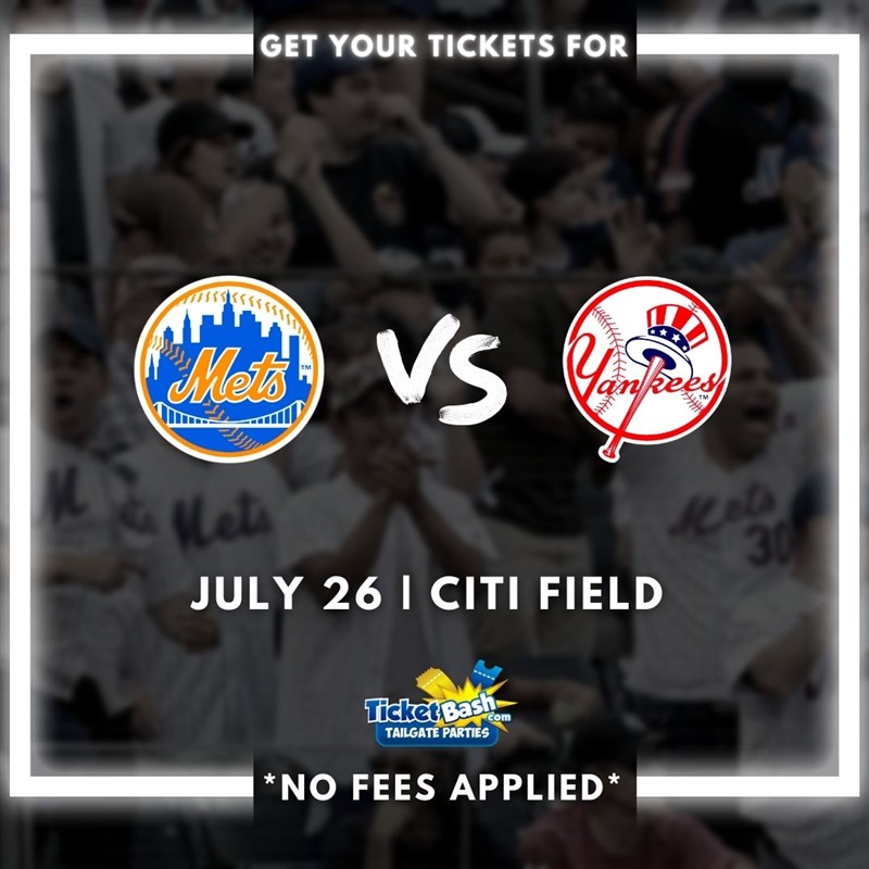 Get Information and buy tickets to Mets vs Yankees Tailgate Party  on Ticketbash Tailgate Parties