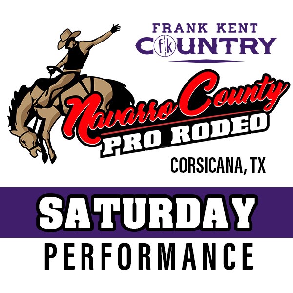 Get Information and buy tickets to Navarro County Pro Rodeo Saturday Night Performance on VLK Productions