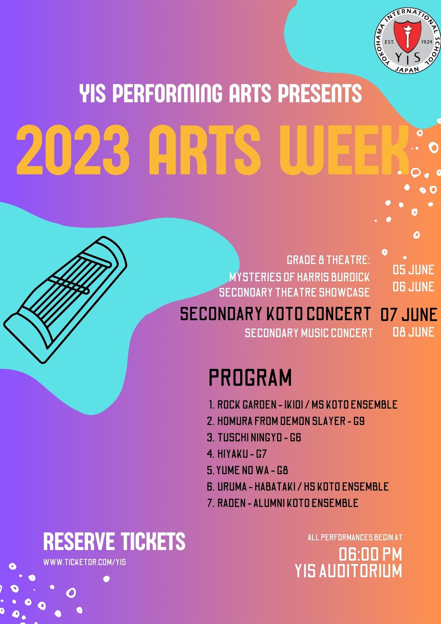 Secondary Koto Concert image