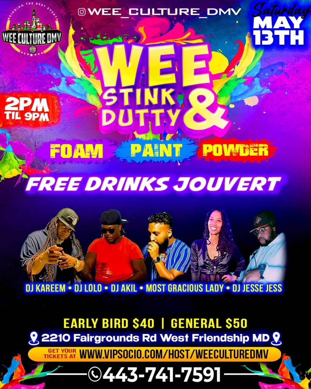 WEE STINK & DUTTY JOUVERT image