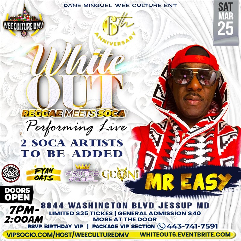 Get Information and buy tickets to White Out  on Wee Culture International
