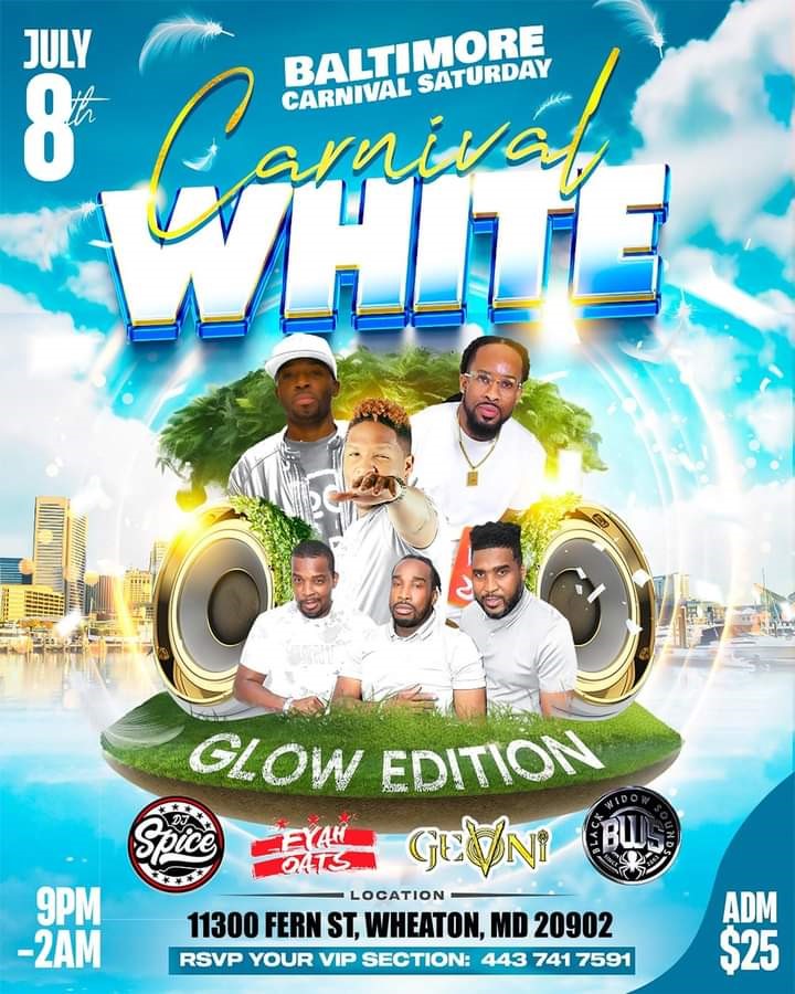 Get Information and buy tickets to Carnival White Glow Edition  on www.fetefinders.com