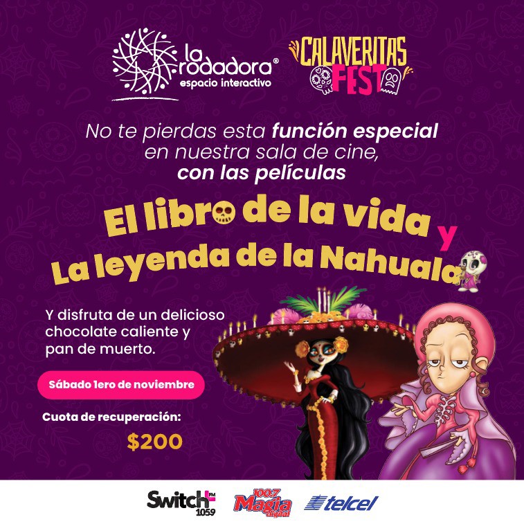 Calaveritas Fest + Funci贸n de cine