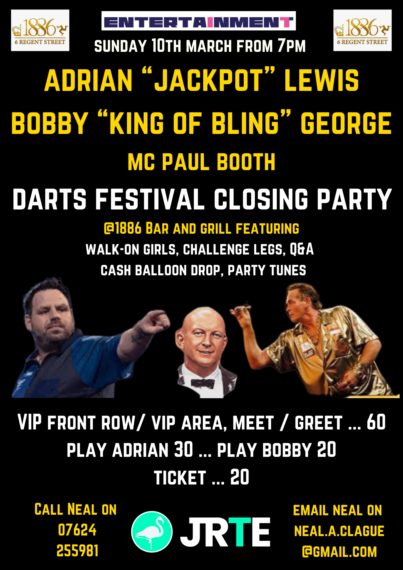 2024 Darts Festival Closing Party @ 1886 Bar and Grill image