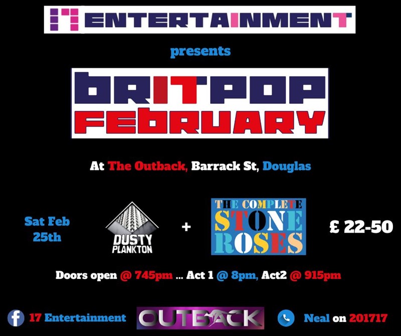 Get Information and buy tickets to The Complete Stone Roses with Dusty Plankton BRITPOP February on 17 Entertainment