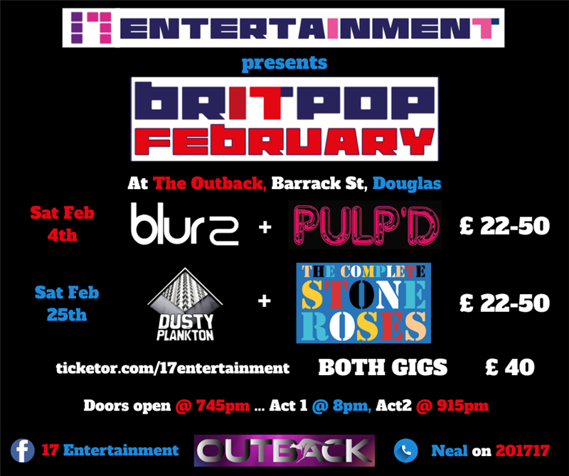 BRITPOP February DOUBLE TICKET