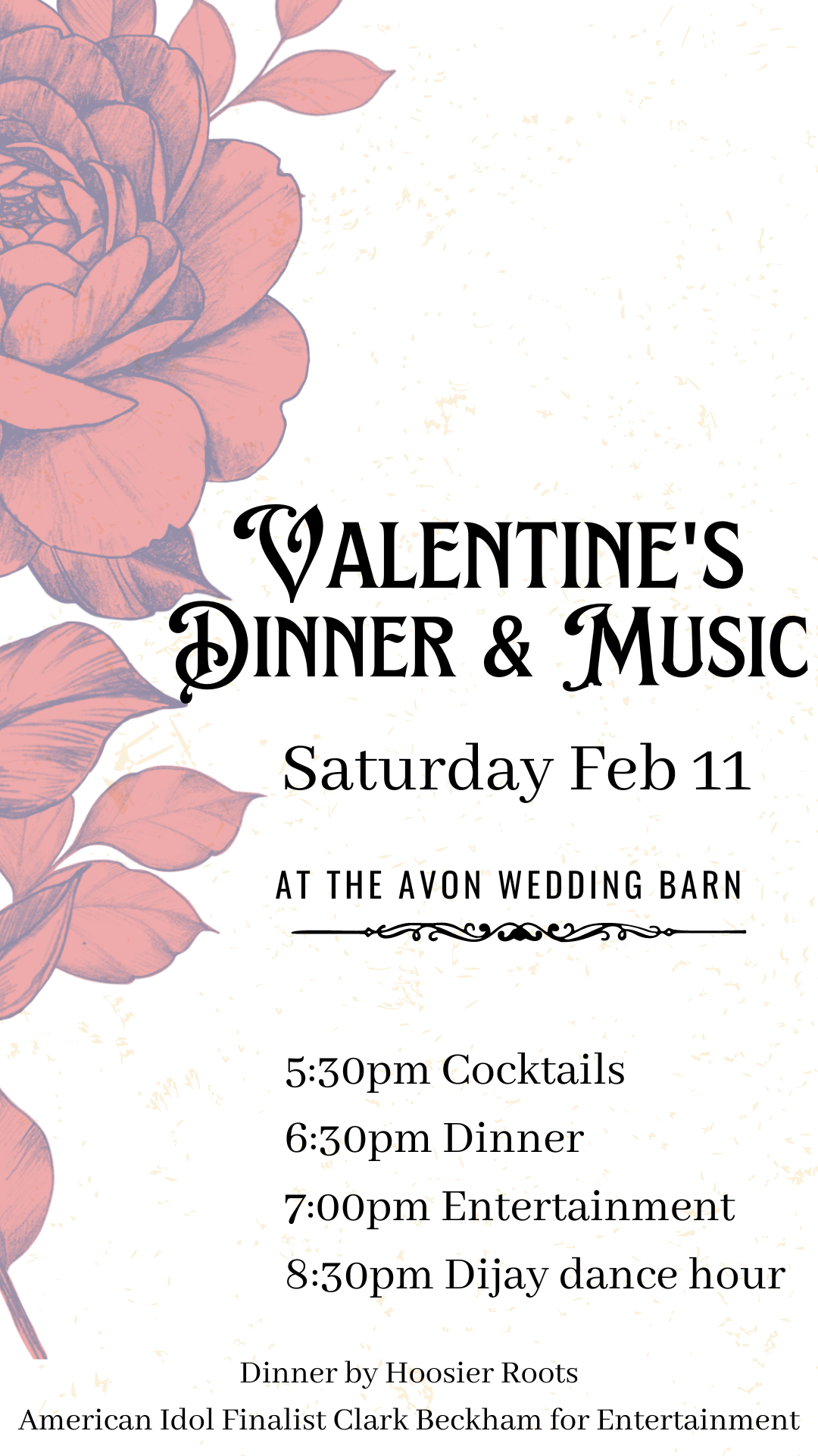 Valentine's Dinner & Live Music 2023 image