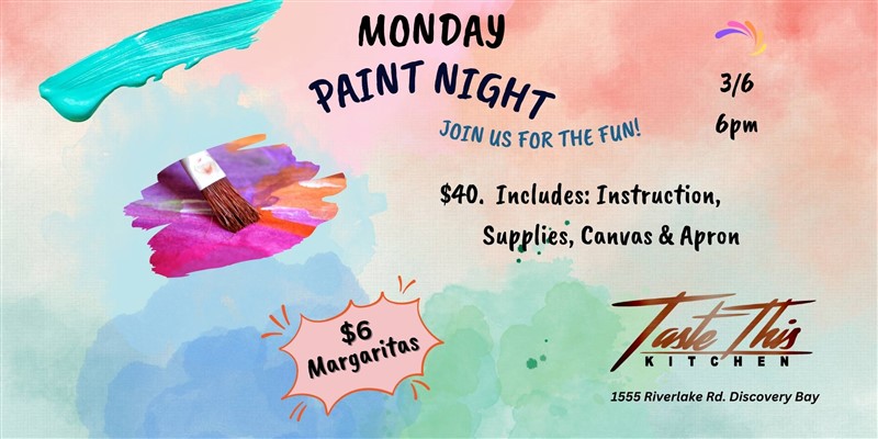 Monday Paint Night - March