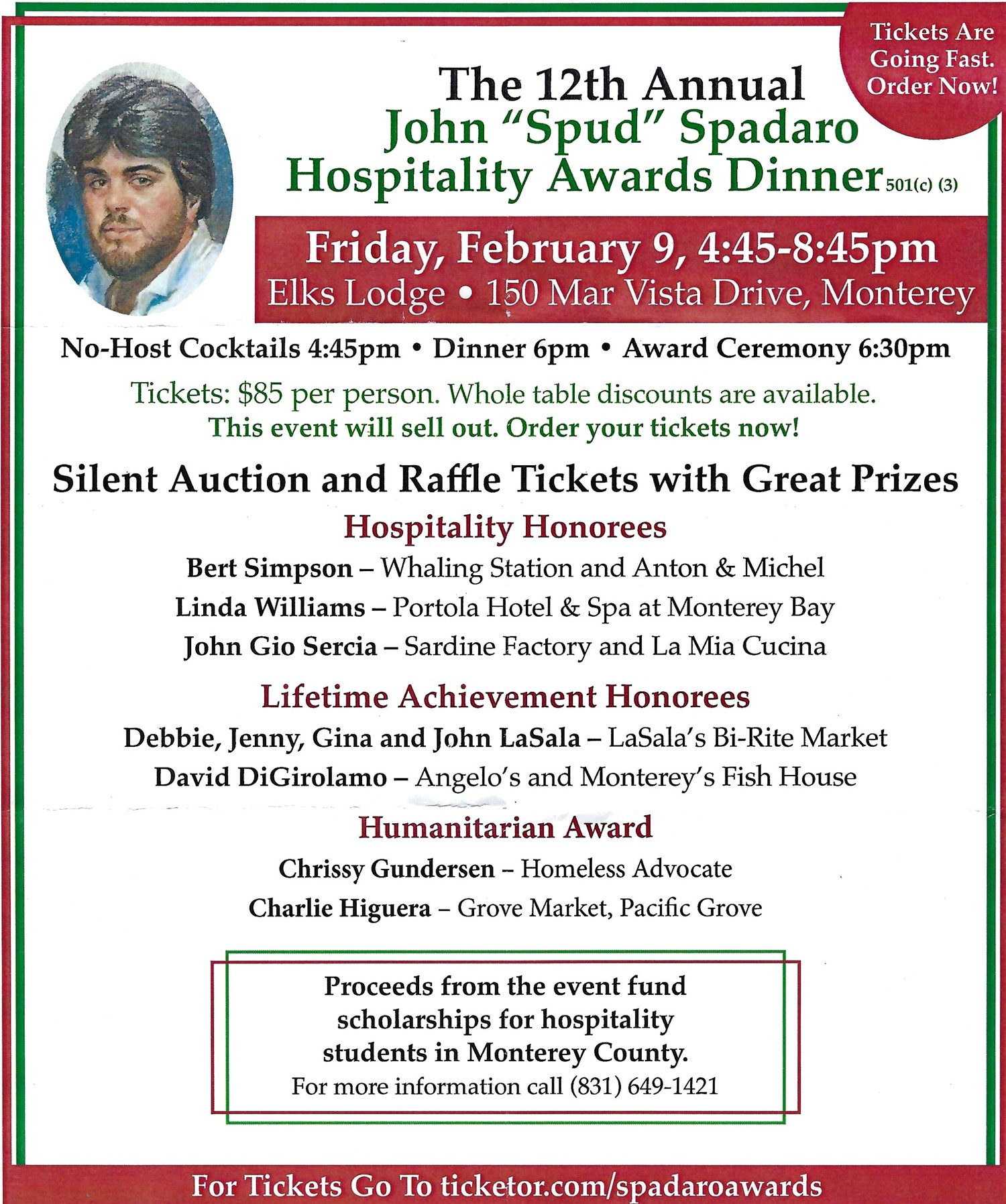 2024 John Spadaro Hospitality Awards image