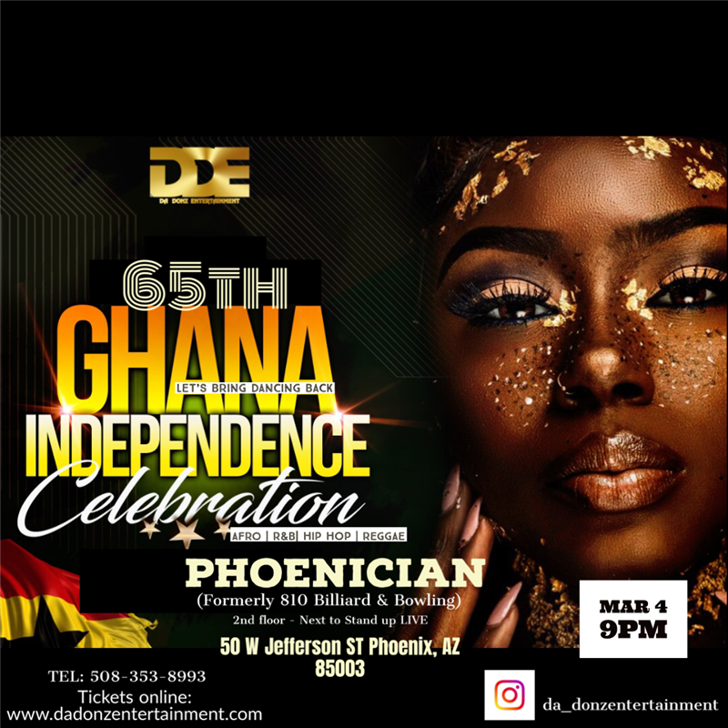 GHANA 🇬🇭 @66 INDEPENDENCE CELEBRATION AZ
