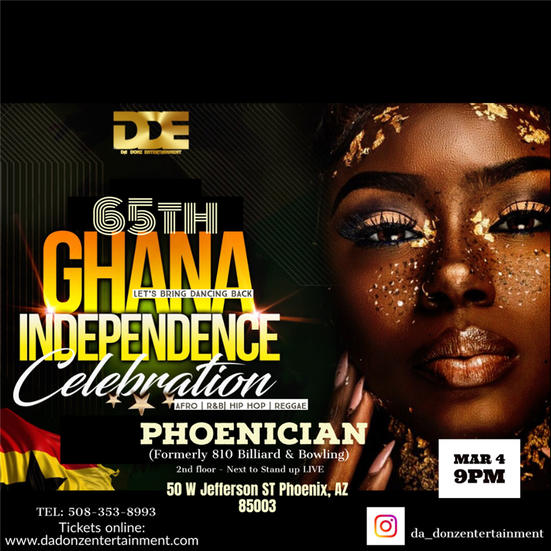 GHANA 🇬🇠@66 INDEPENDENCE CELEBRATION AZ