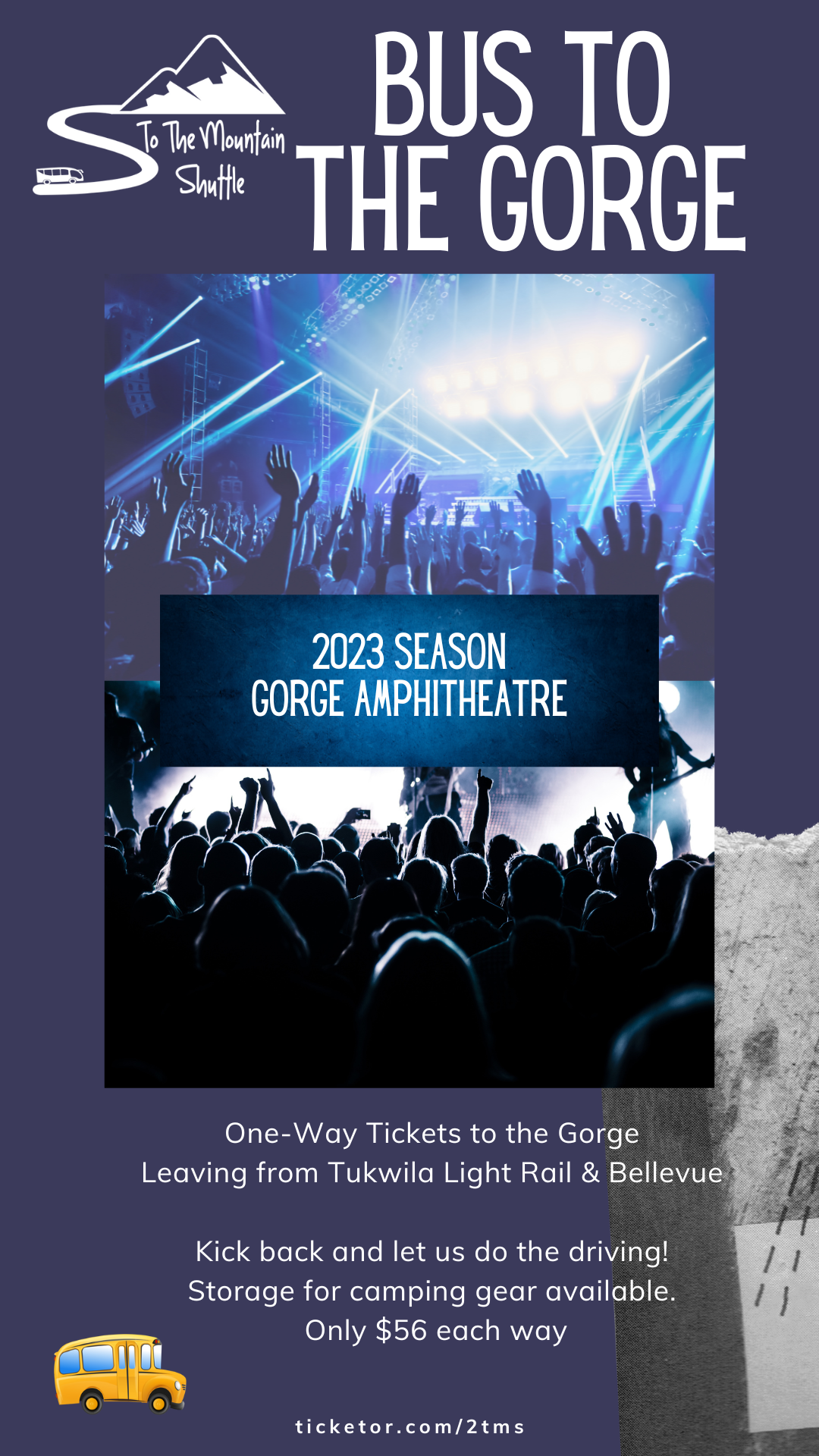 Concerts at the Gorge - Shuttle Bus image