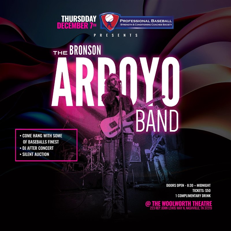 Get Information and buy tickets to The Bronson Arroyo Band  on Ticketbash Events