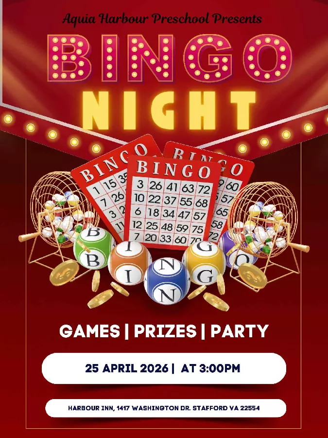 Aquia Harbour Preschool Bingo Night