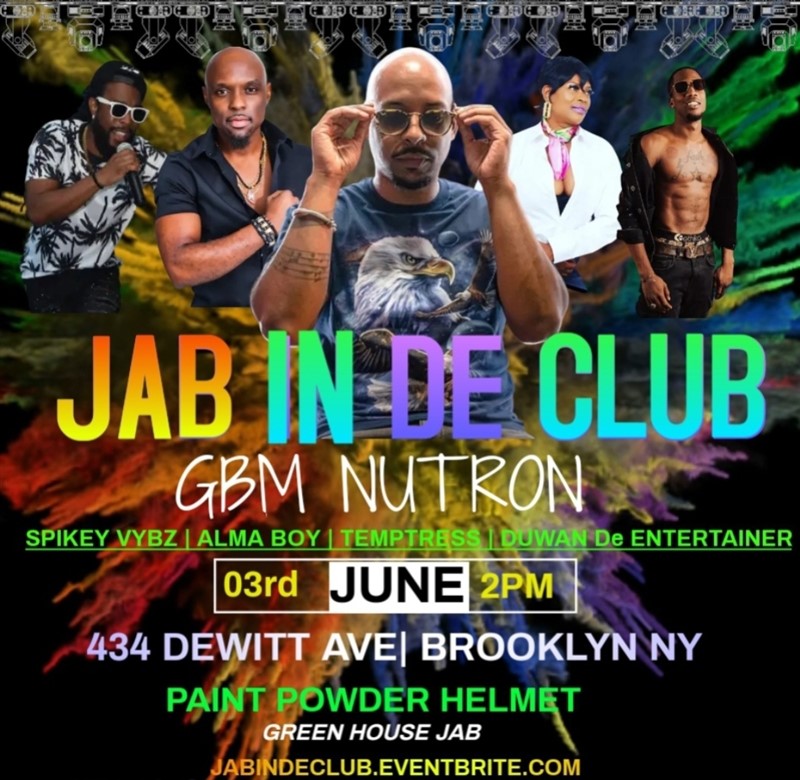 Get Information and buy tickets to JAB IN DE CLUB  on www.fetefinders.com