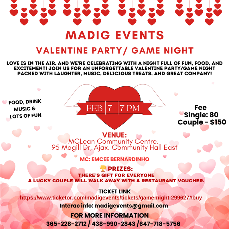 Valentine Party/Game Night