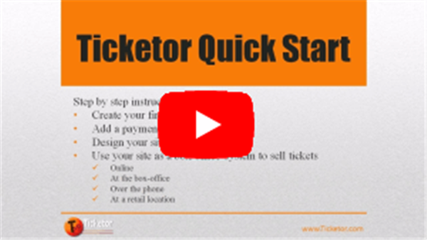 Ticketor Quick Start Online Streaming image