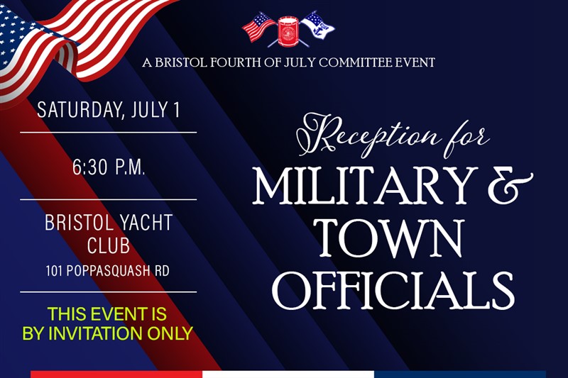 Military and Town Officials Reception