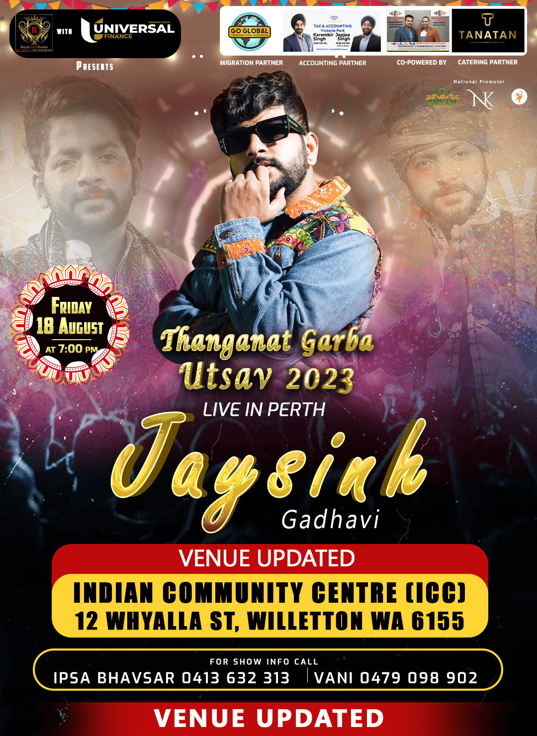 JAYSINH GADHAVI LIVE IN PERTH image